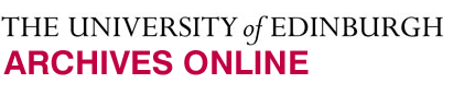 University of Edinburgh Archive and Manuscript Collections